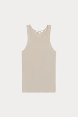 CAROLINA CREWNECK CASHMERE TANK