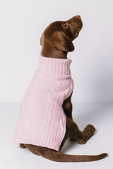 CABLE DOG SWEATER