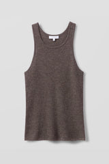 CAROLINA CREWNECK CASHMERE TANK
