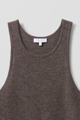 CAROLINA CREWNECK CASHMERE TANK