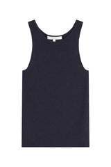 CAROLINA CREWNECK CASHMERE TANK