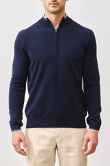 PHILLIP QUARTER-ZIP CASHMERE SWEATER