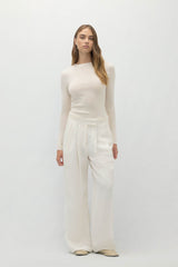 AMBER CASHMERE CREWNECK