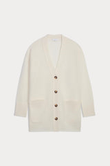 ADELINA BUTTON-UP CASHMERE CARDIGAN