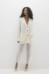 ADELINA BUTTON-UP CASHMERE CARDIGAN