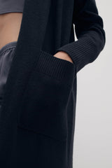 CARMELA LONGLINE CASHMERE CARDIGAN