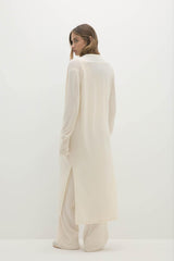 CARMELA LONGLINE CASHMERE CARDIGAN