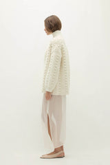 ISA HAND KNIT BUBBLE CARDIGAN