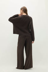 BAILEY CABLEKNIT MOCK NECK