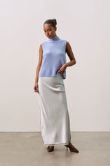 LOUISA SLEEVELESS MOCK NECK