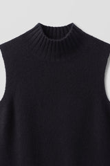 LOUISA SLEEVELESS MOCK NECK