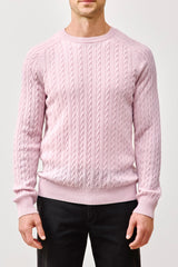 BRADFORD CASHMERE CABLE KNIT CREWNECK